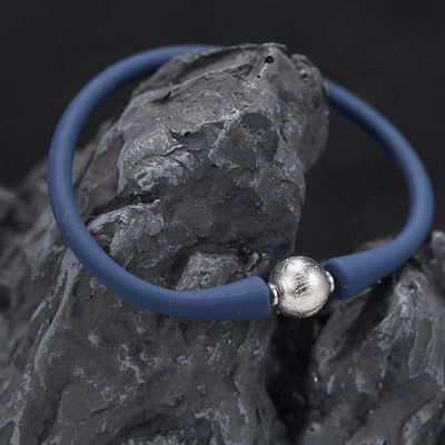 Braccialetto a perline in silicone elastico Meteorite 10 mm Unisex Moderno