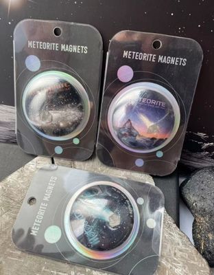 Casa frigorifero Magnete Meteorite di ferro Starry Space Walk Stardust Shooting Star