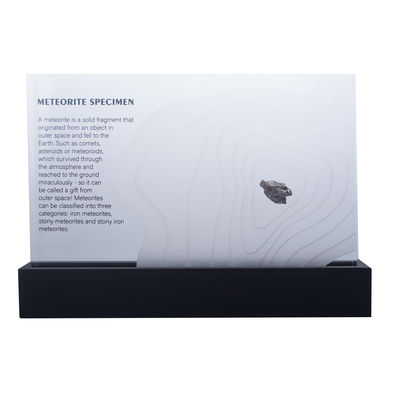 Decorazioni per la casa in acrilico con incisione fine Muonionalusta Meteorite Decorazioni da tavolo
