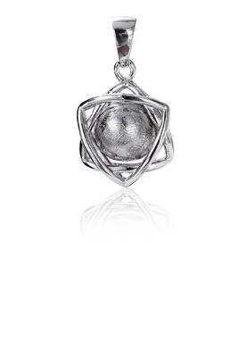 Lucky Star Meteorite Bead 925 Sterling Silver Jewelry Amorevole Pendente