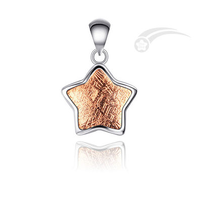 Star Meteorite 925 Pendente d'argento Sterling Gioielli di moda Diverse dimensioni