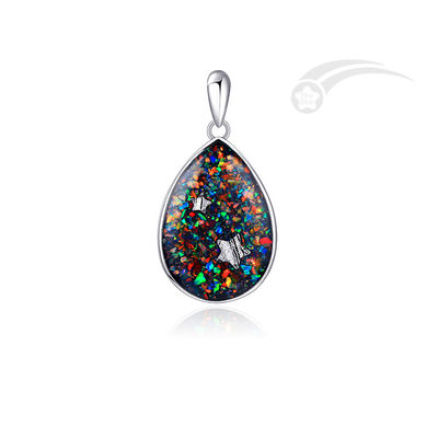 18*25mm Gioielli a goccia di lacrime Gallegia Pendente Collezione d'argento Gioielli