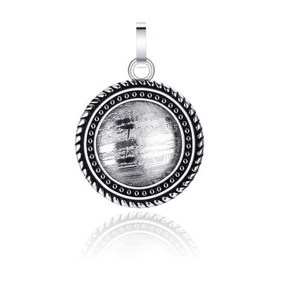 22 mm corda avvolta Meteorite pendente in acciaio inossidabile stile semplice