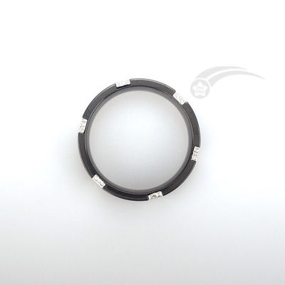 8 mm di larghezza Anello di banda di meteoriti Eternità Muonionalusta Anello di meteoriti