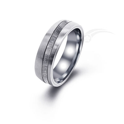 Diverse dimensioni corrispondenti meteorit wedding bands design accattivante